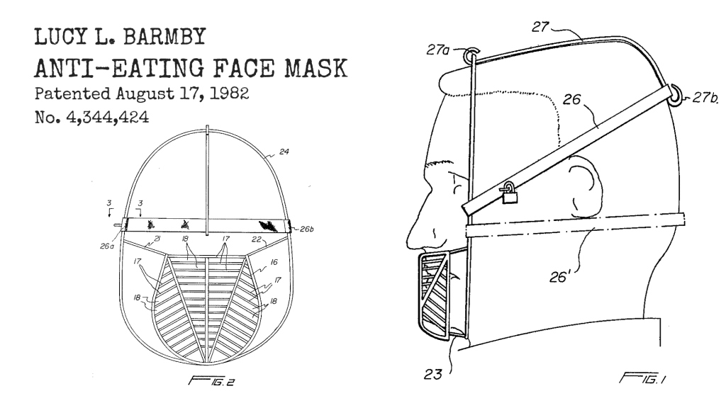 10 Weird Inventions Throughout History 1 Anti Eating Face Mask