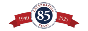 logo showing bryan university celebrating 85 years of business